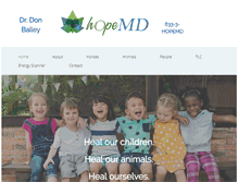 Tablet Screenshot of hopemd.com